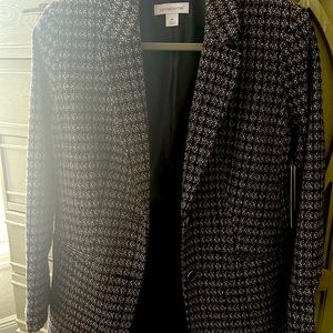 Liz Claiborne Blazer, Super cute trendy blazer, black, white and purple
